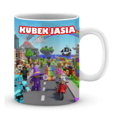 Zestaw prezentowy dla gracza BLOX Poduszka + Kubek z personalizacją